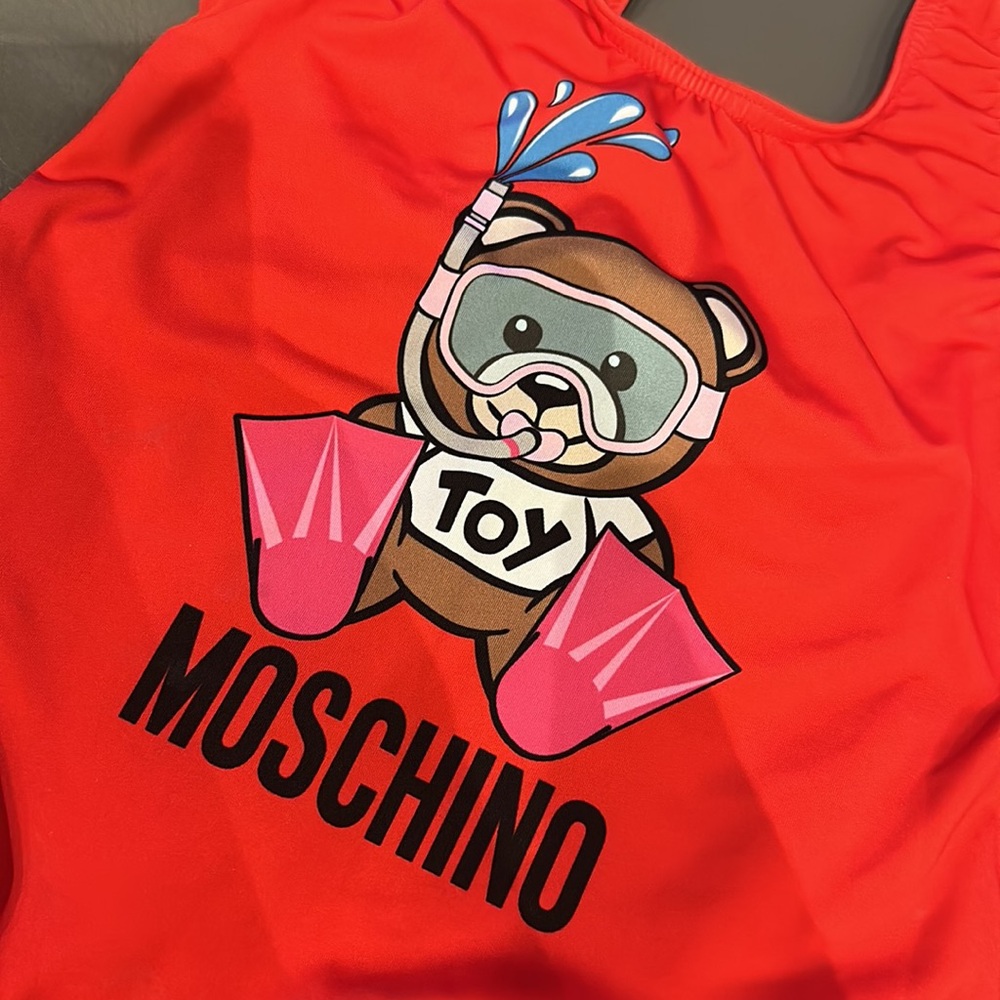 Like new Moschino red swimsuit for a toddler girl - Picture 2 of 4